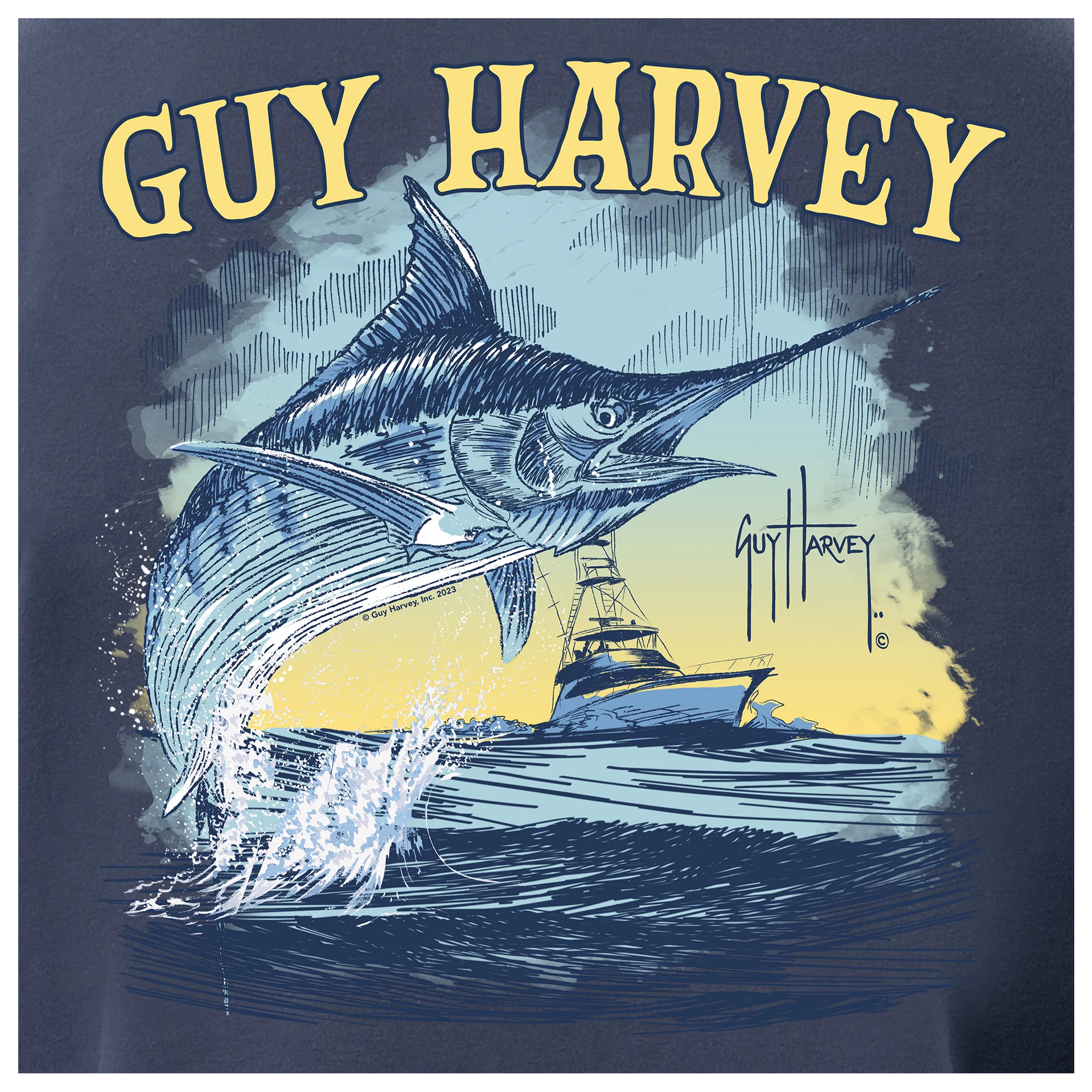 Lightweight Pocket Tee - Sketchy Blue - Image 3