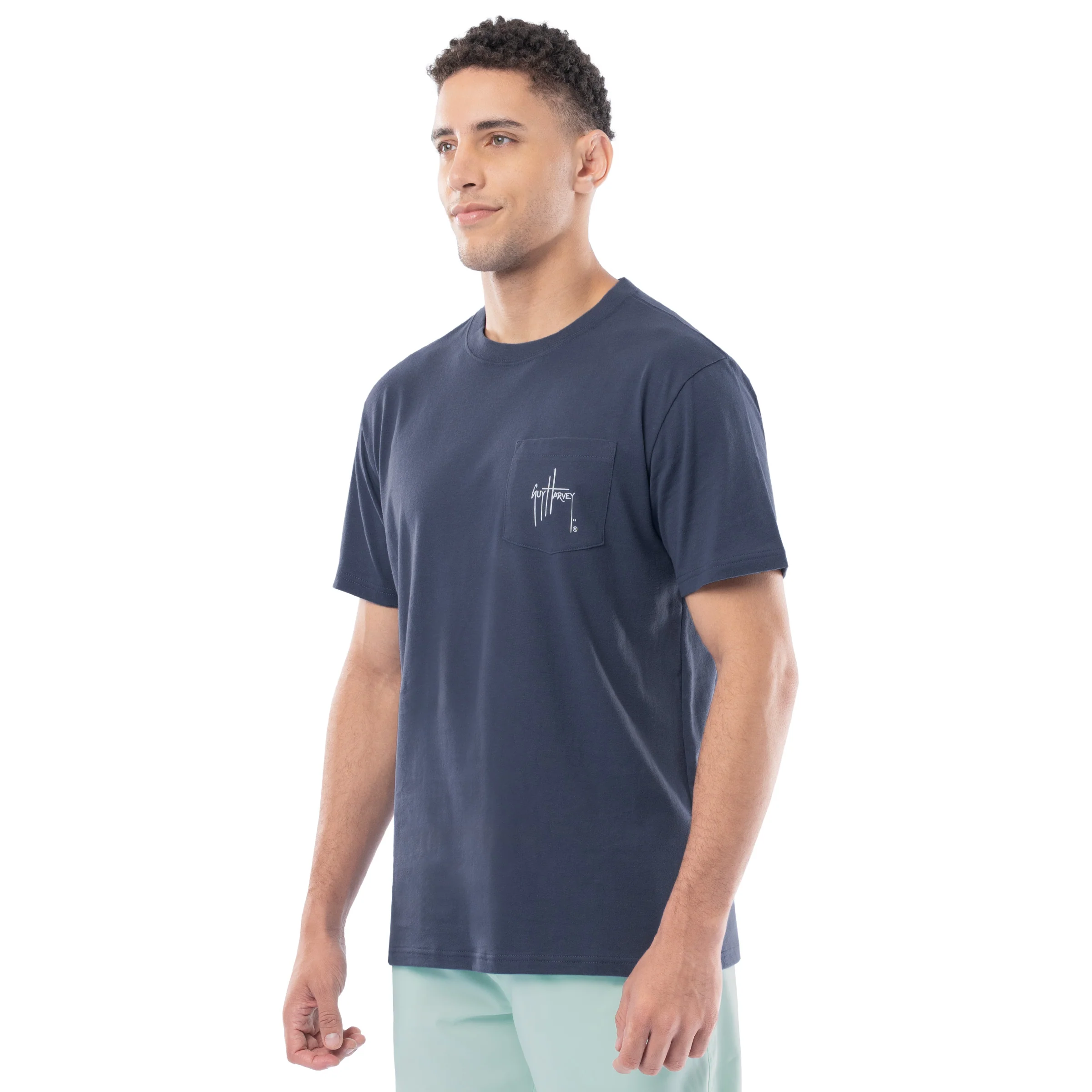 Lightweight Pocket Tee - Sketchy Blue - Image 4