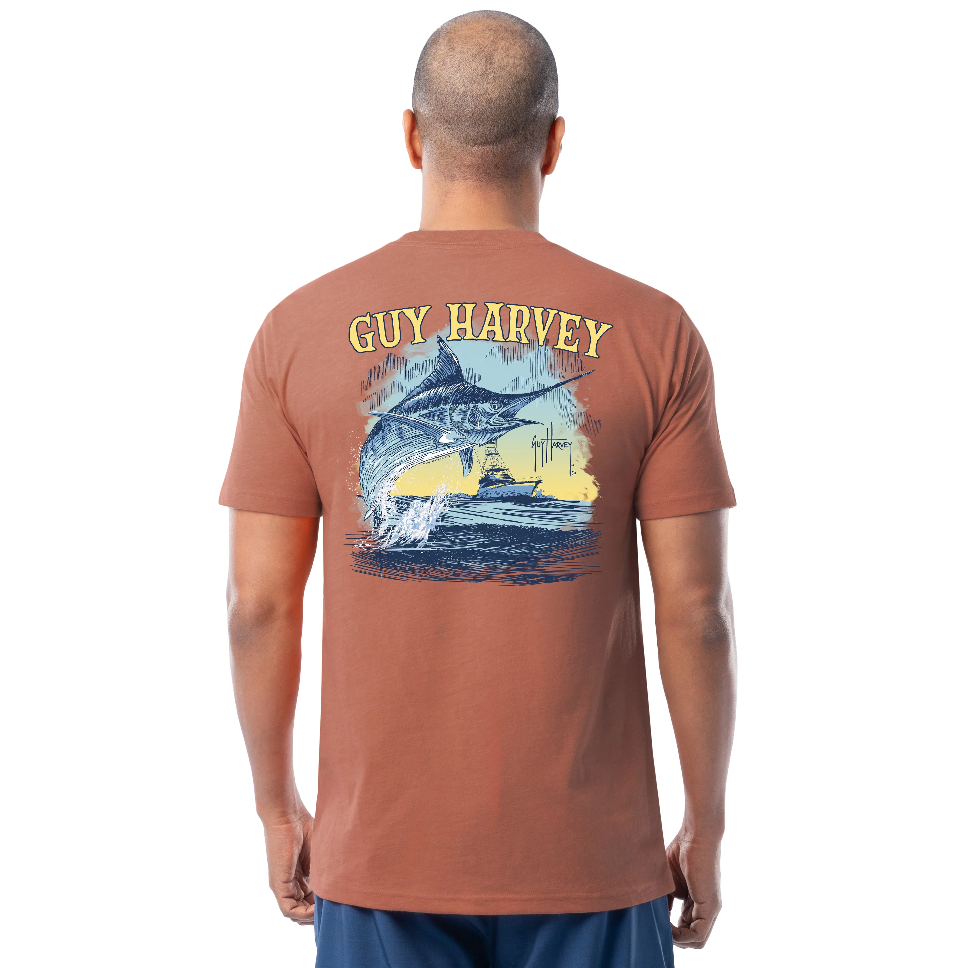 Lightweight Tee - Sketchy Blue