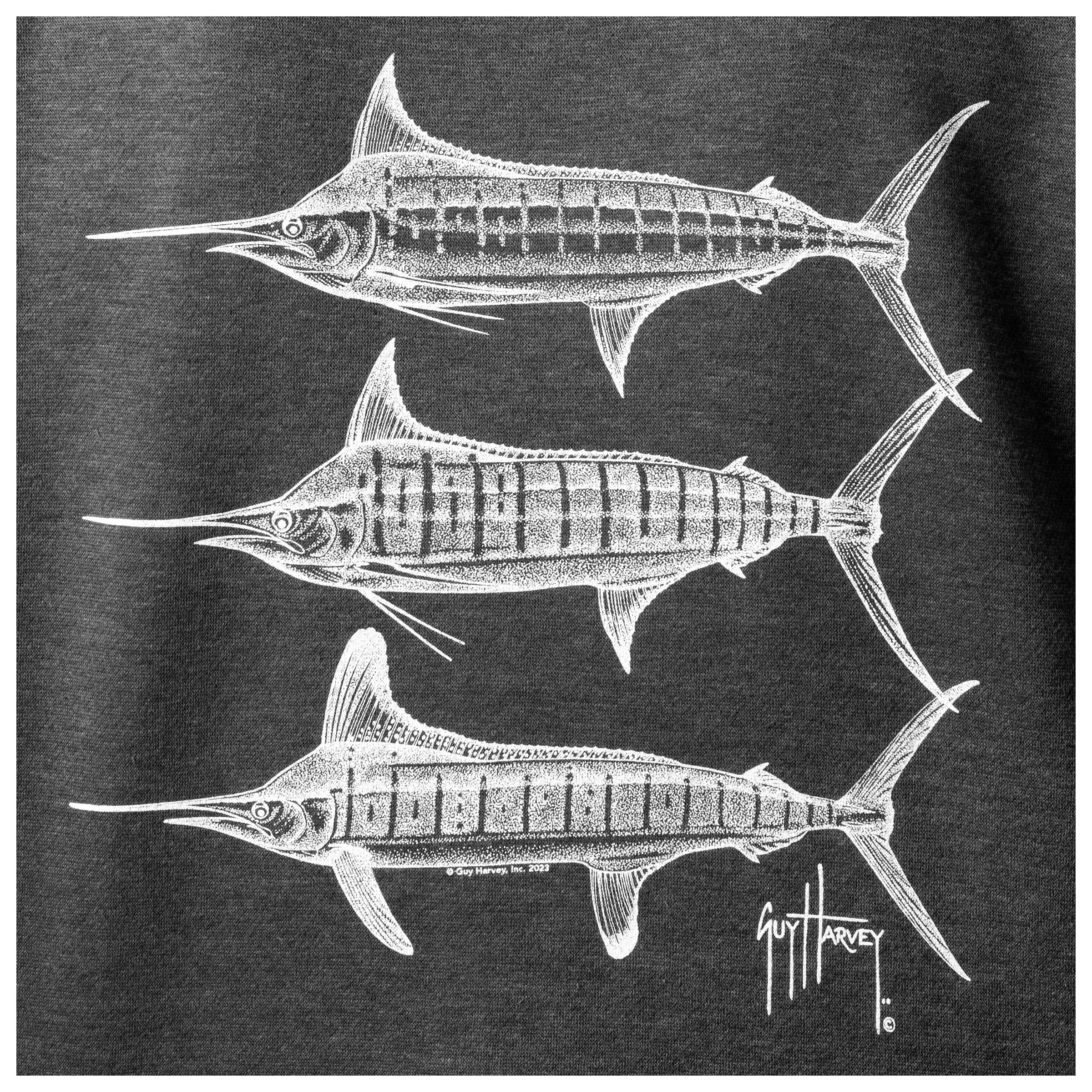 Tradewinds Fleece Hoodie - Stipple Bills Marlin - Image 3