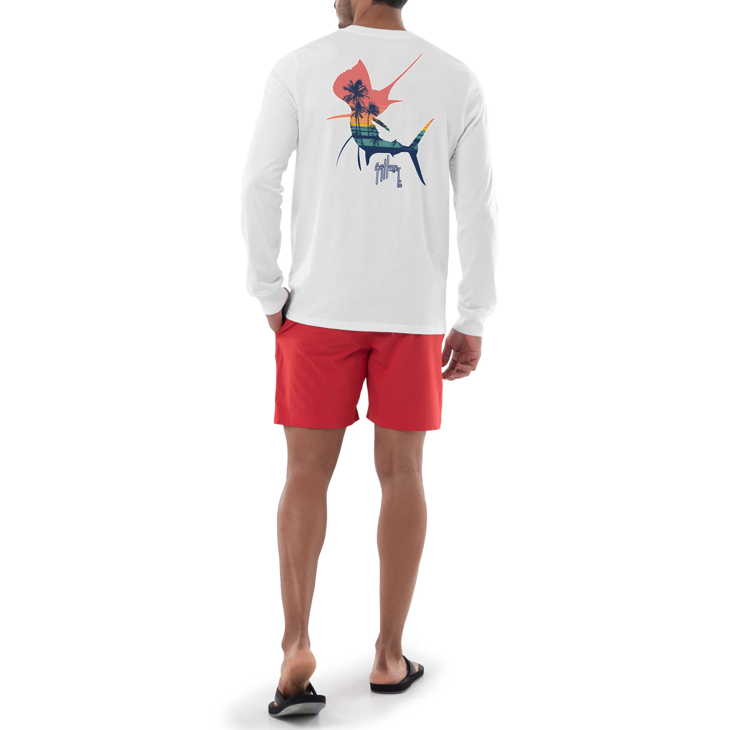 OG Long Sleeve Tee - Sunset Silhouette - Image 6