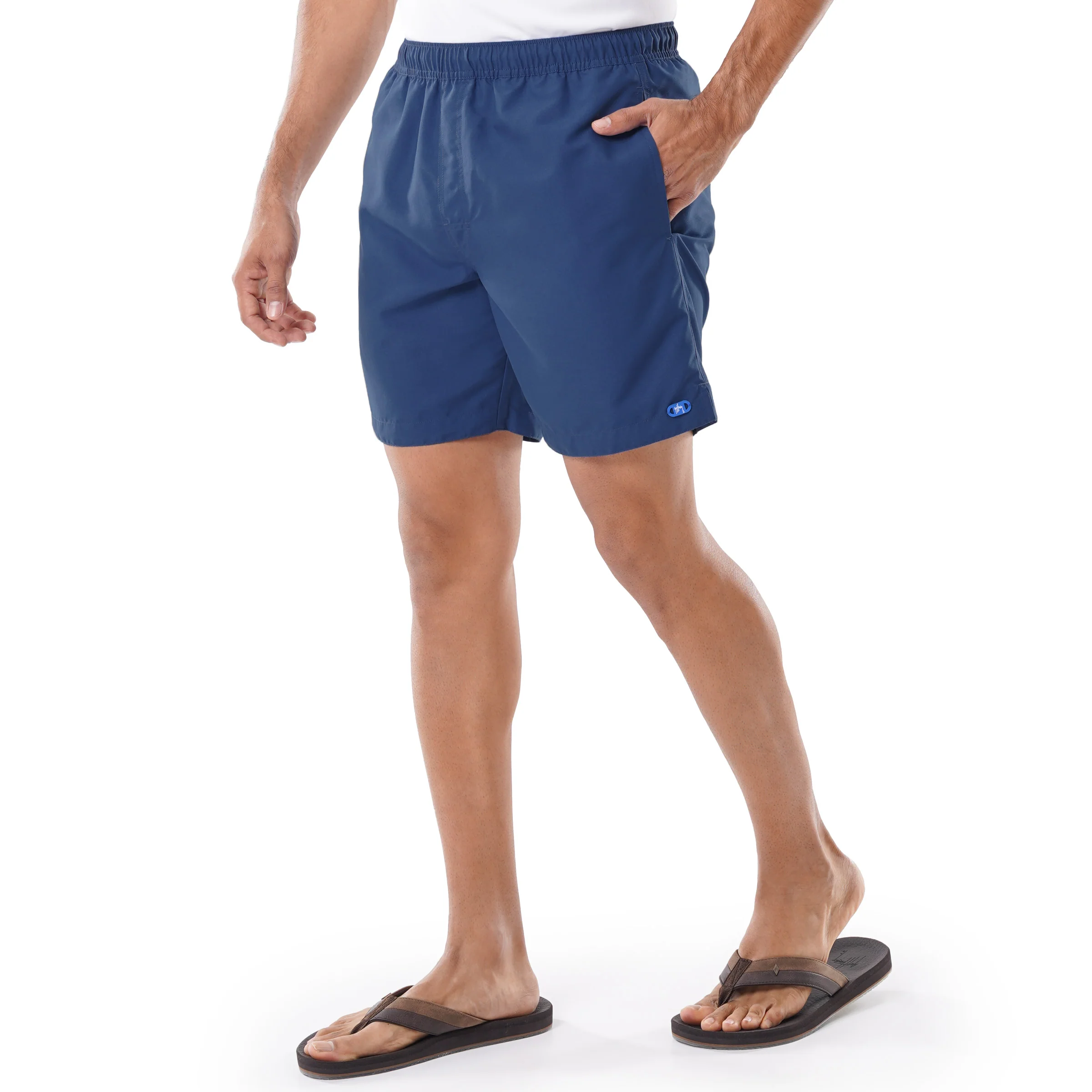 Men's Tonal Lineart Magic Print 7" Volley Swim Trunks - Image 4