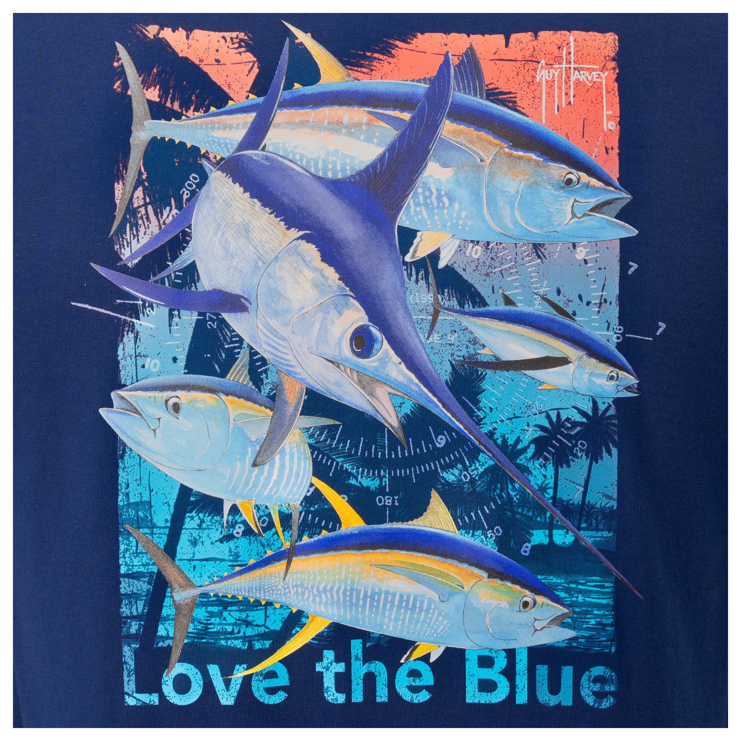 Men's Tropic Sword Short Sleeve T-Shirt - Image 3