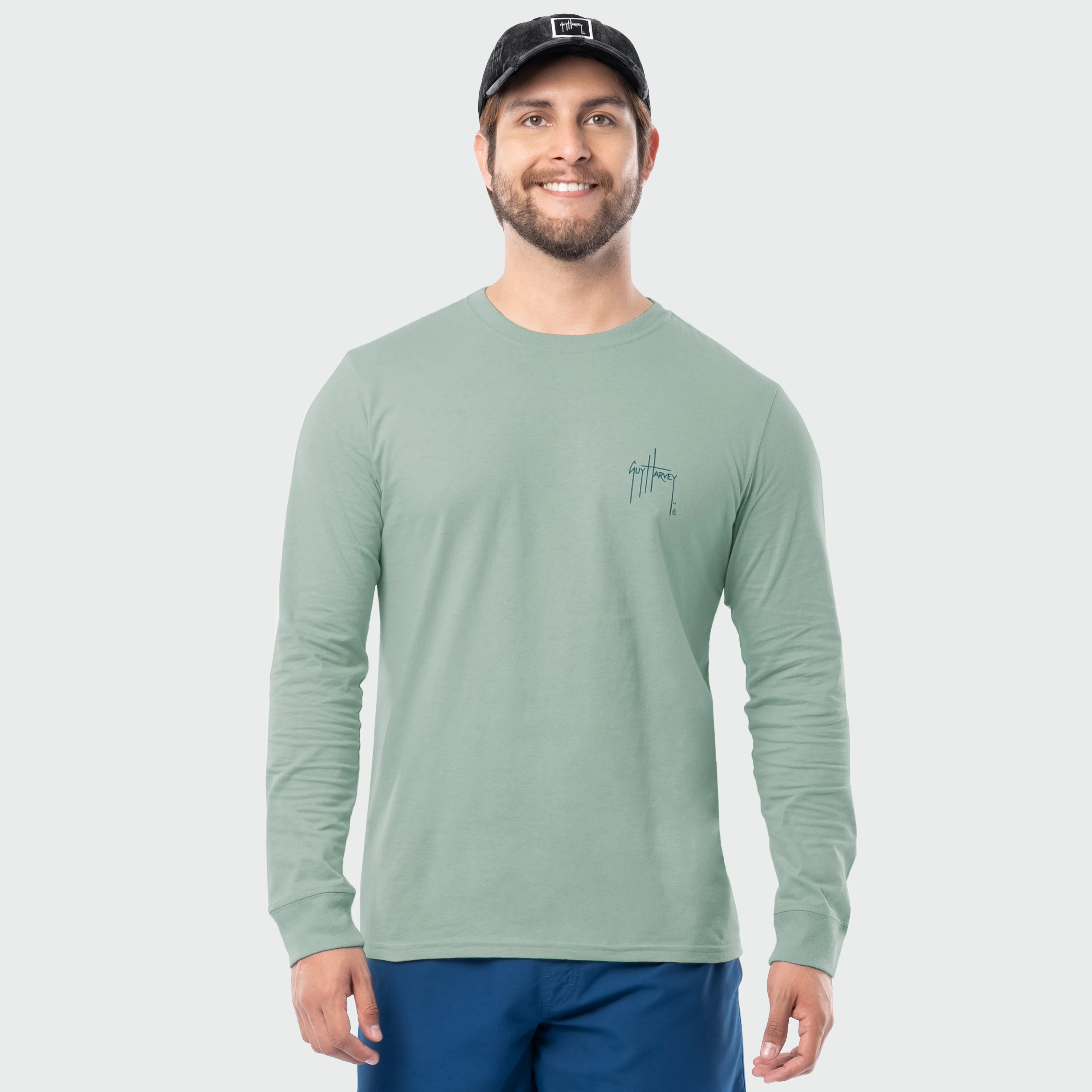 HarborLite Long Sleeve Tee - Brown Trout - Image 2