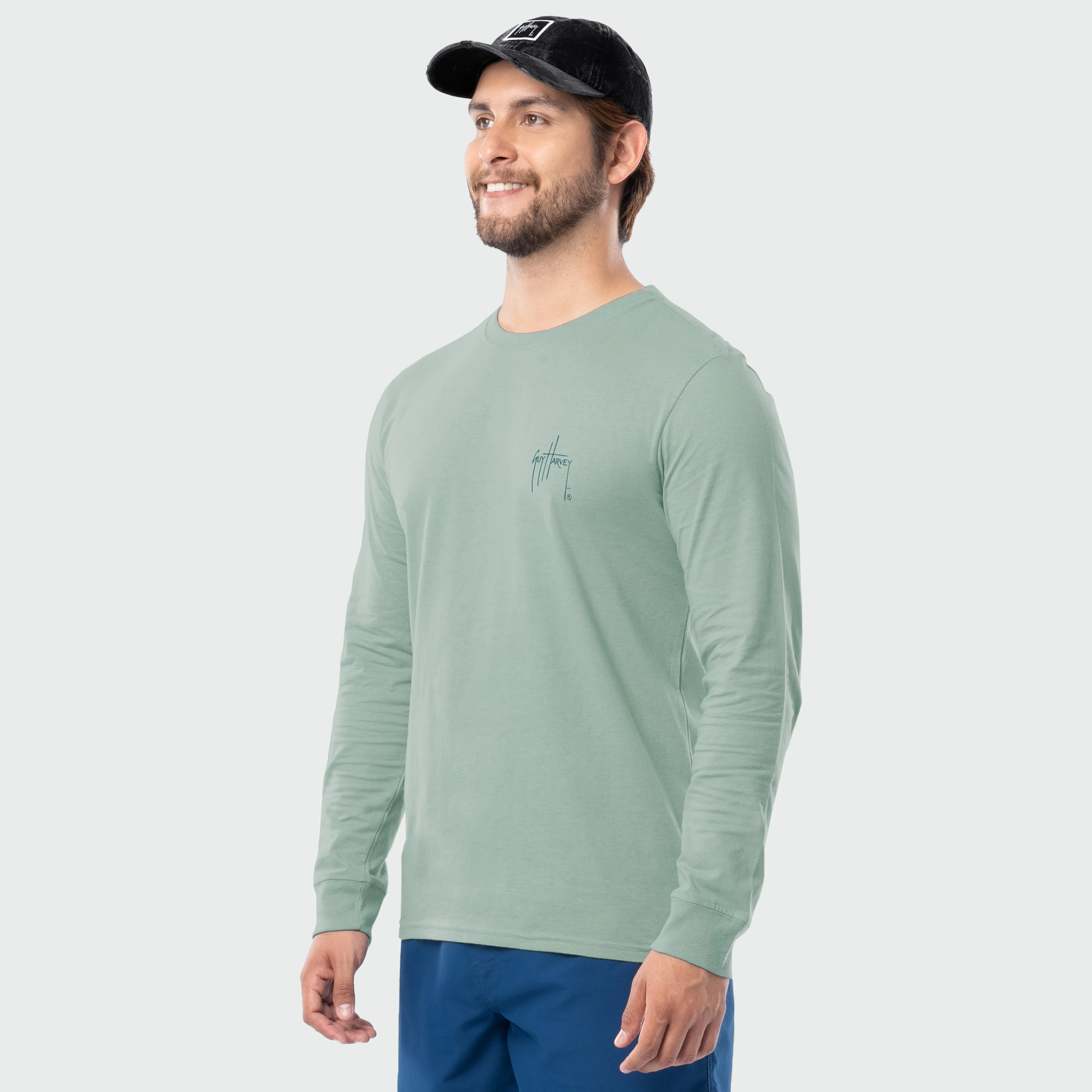 HarborLite Long Sleeve Tee - Brown Trout - Image 7