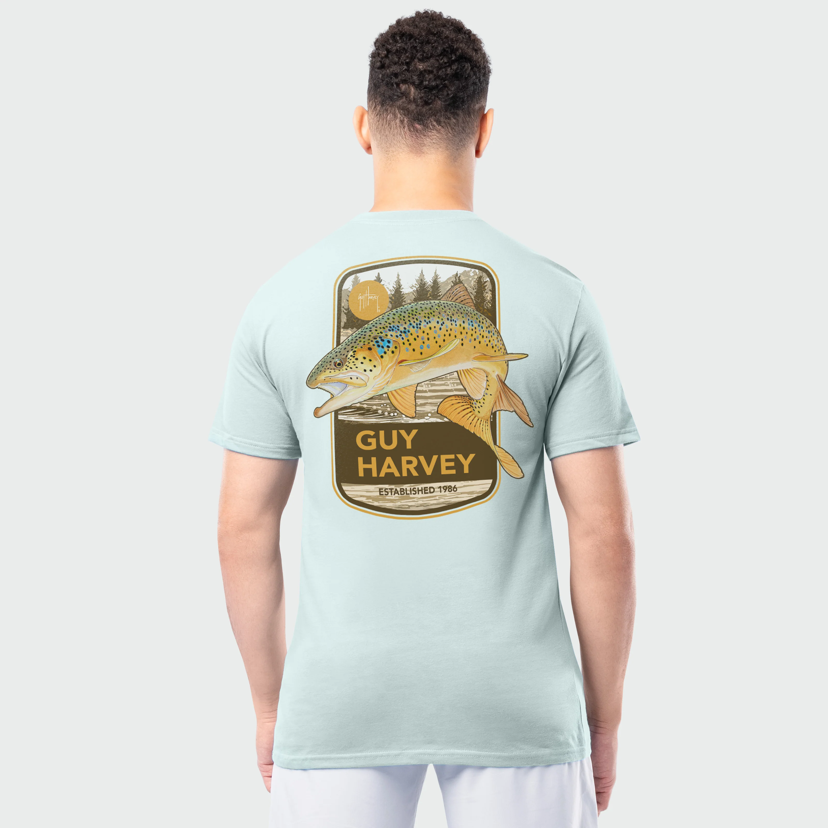 HarborLite Pocket Tee - Brown Trout - Image 2