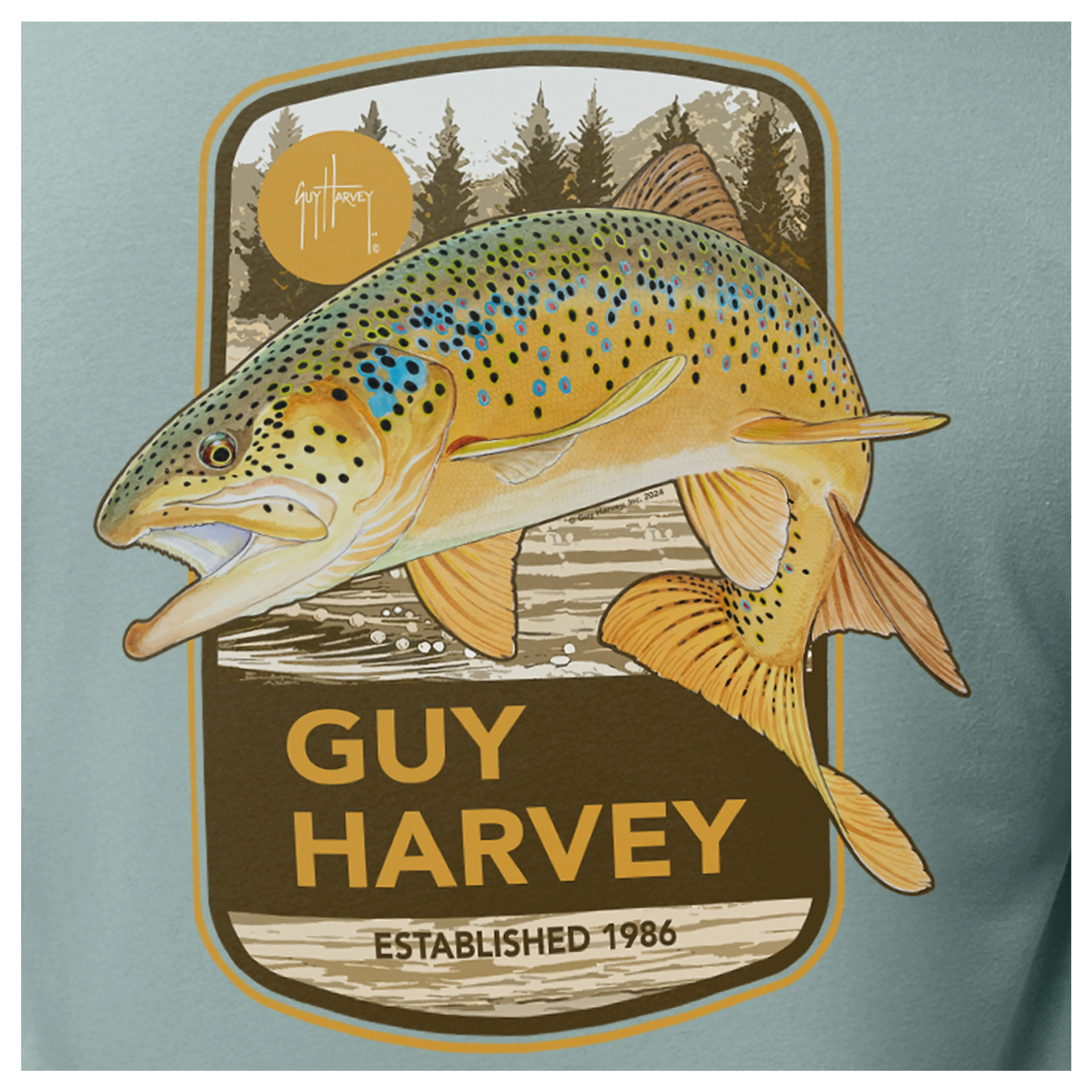 HarborLite Pocket Tee - Brown Trout - Image 3