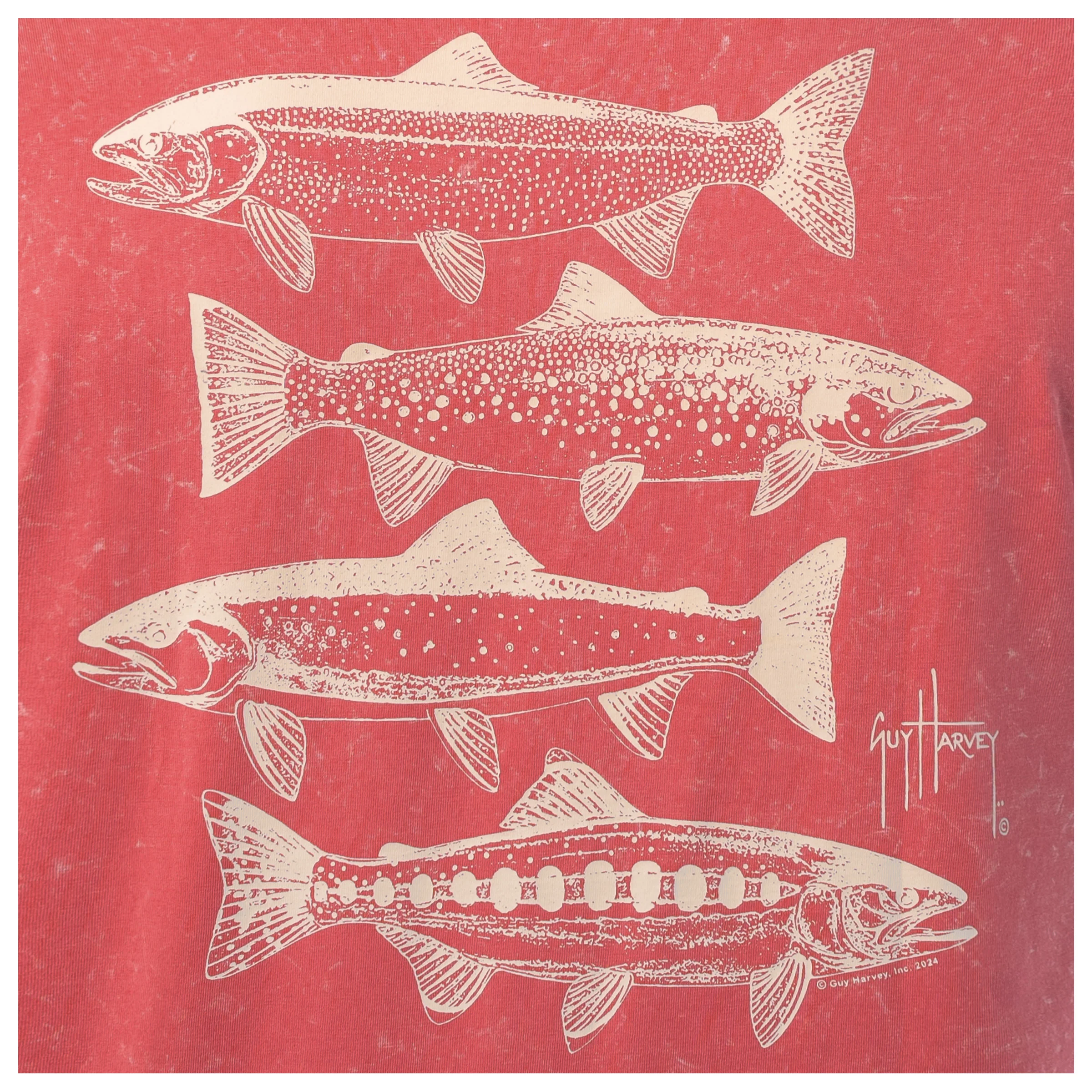 Coastal Wash Pocket Tee - River Collage - Image 3