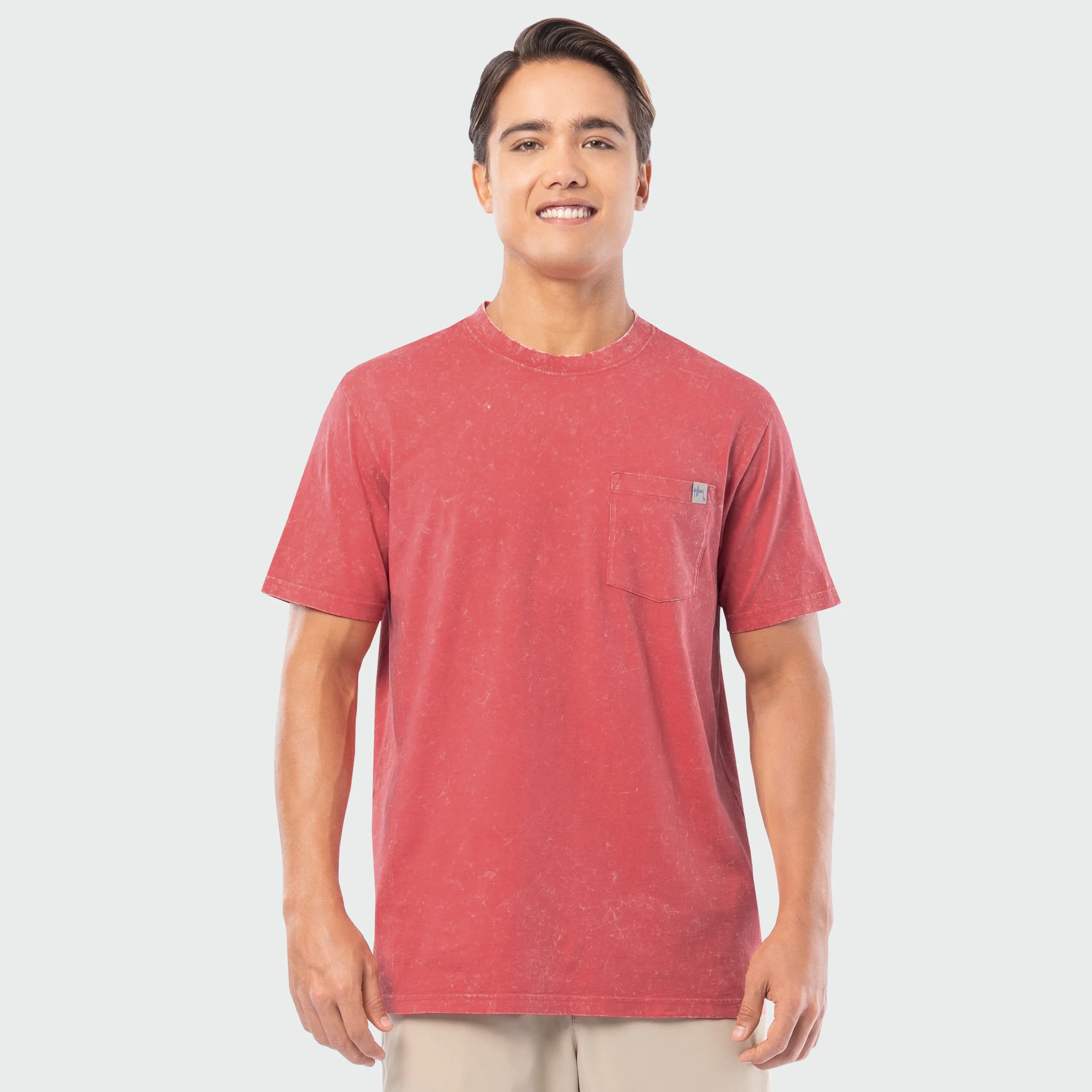 Coastal Wash Pocket Tee - River Collage - Image 4