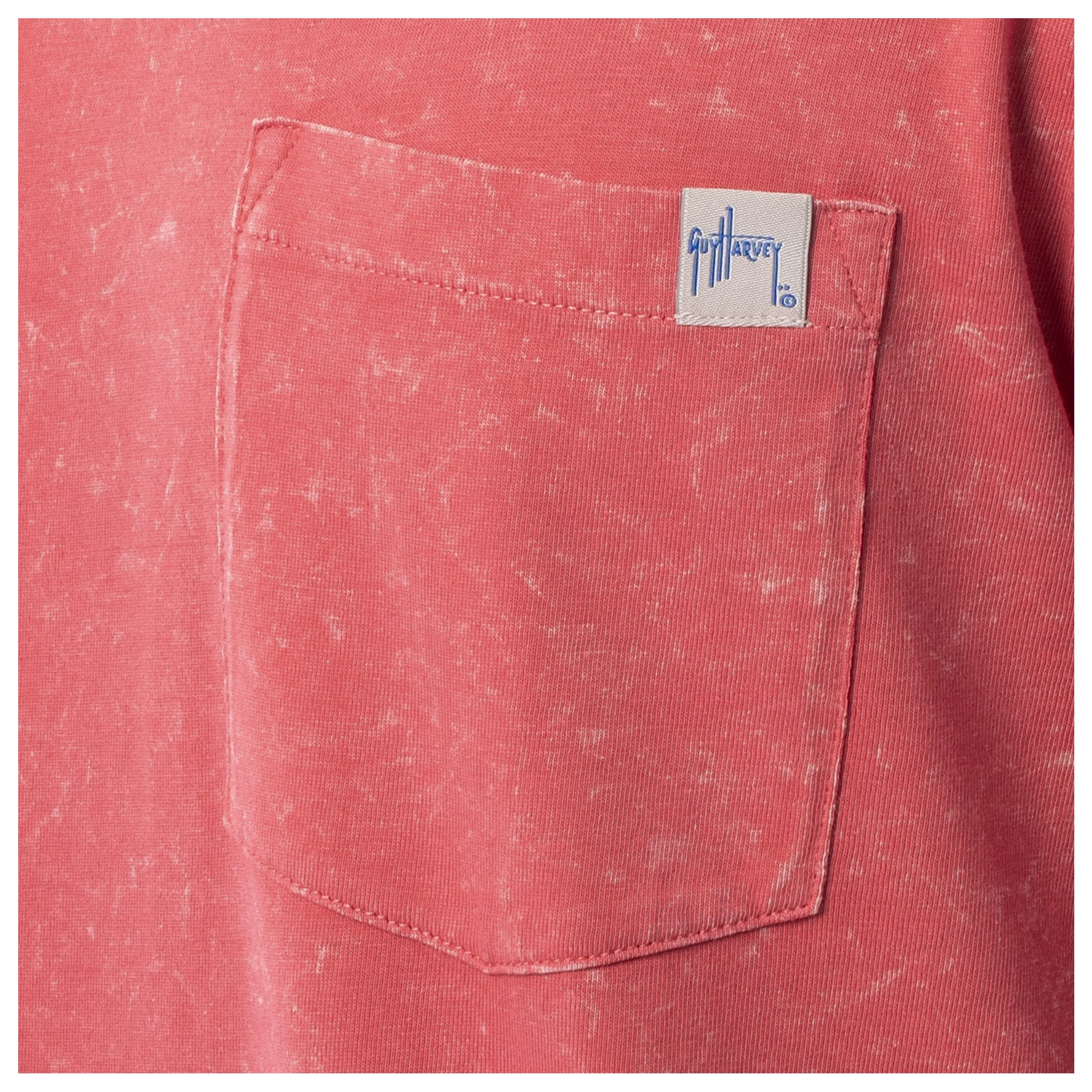 Coastal Wash Pocket Tee - River Collage - Image 5