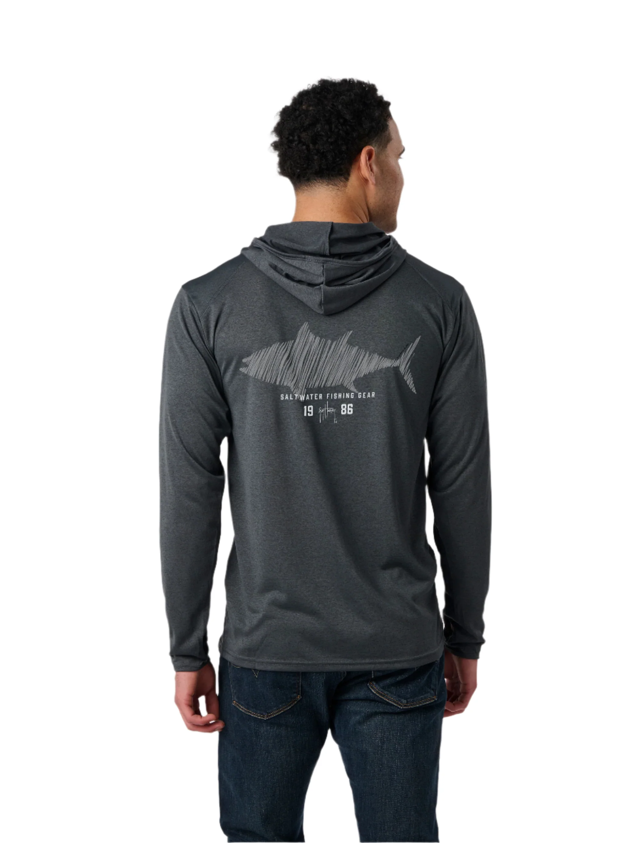 Recover Performance Hoodie - Tuna Scribble