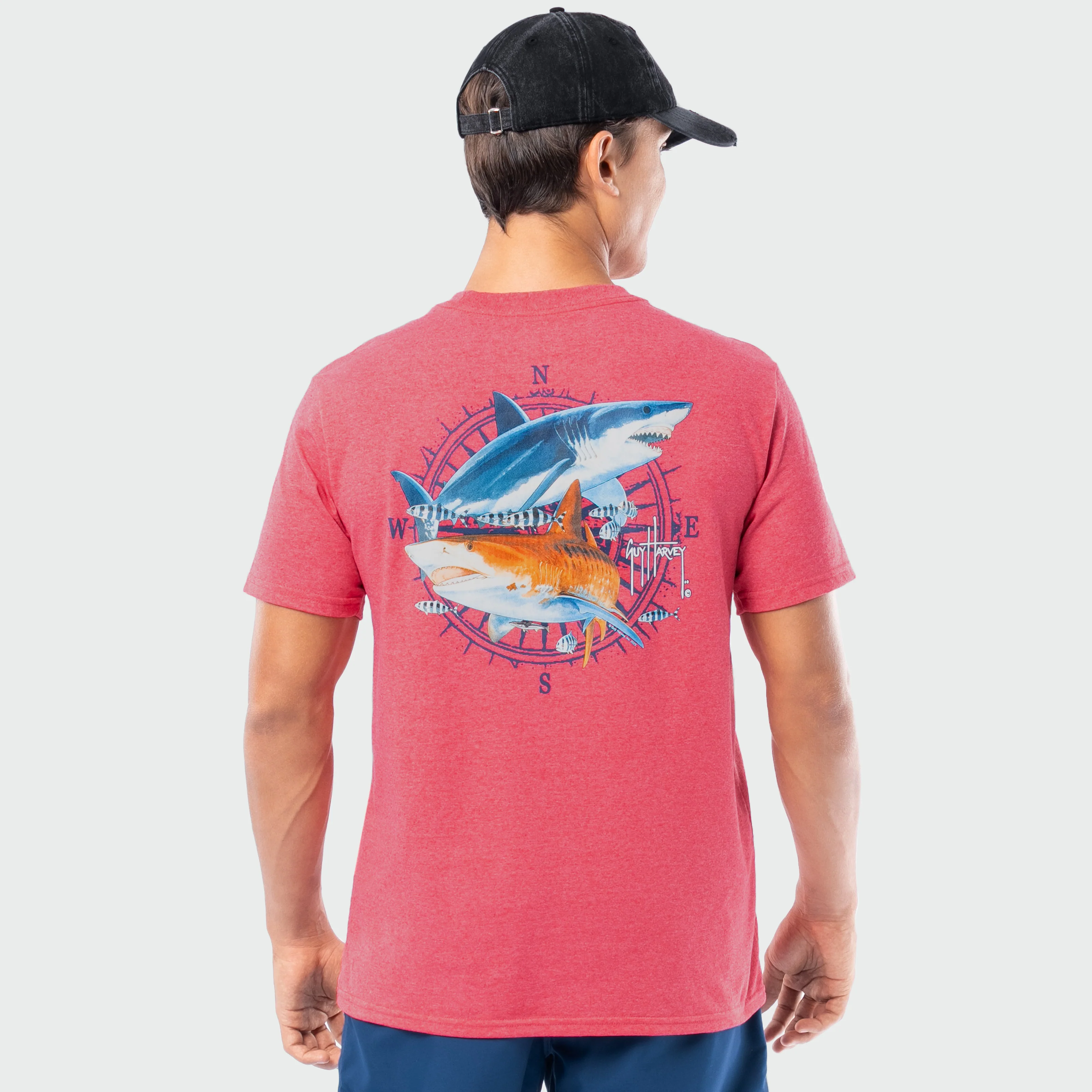 Threadcycled Tee - Vintage Sharks - Image 2