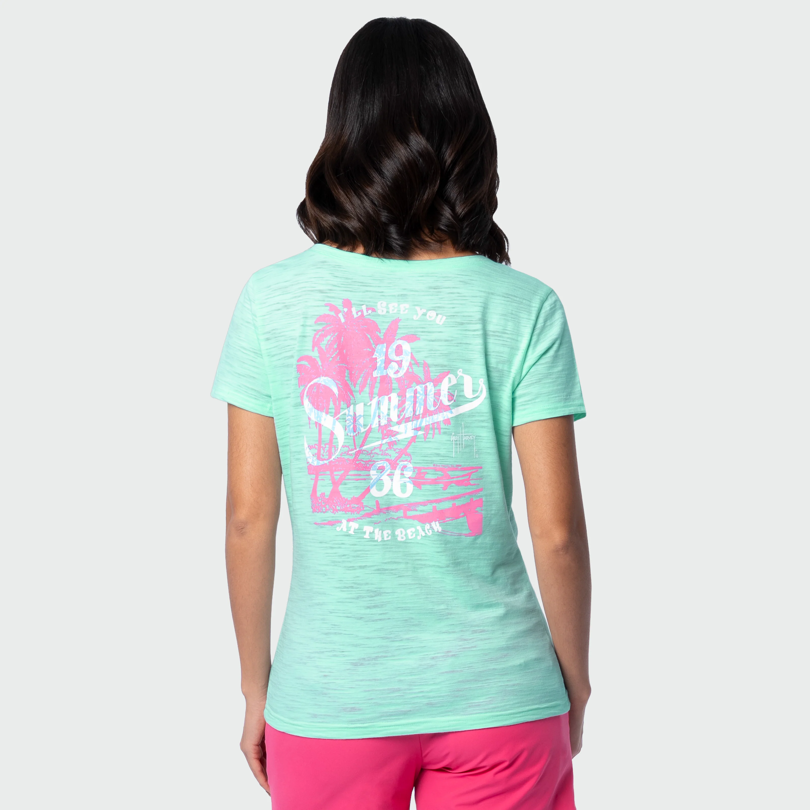 Shoreline V Neck Tee - Summer