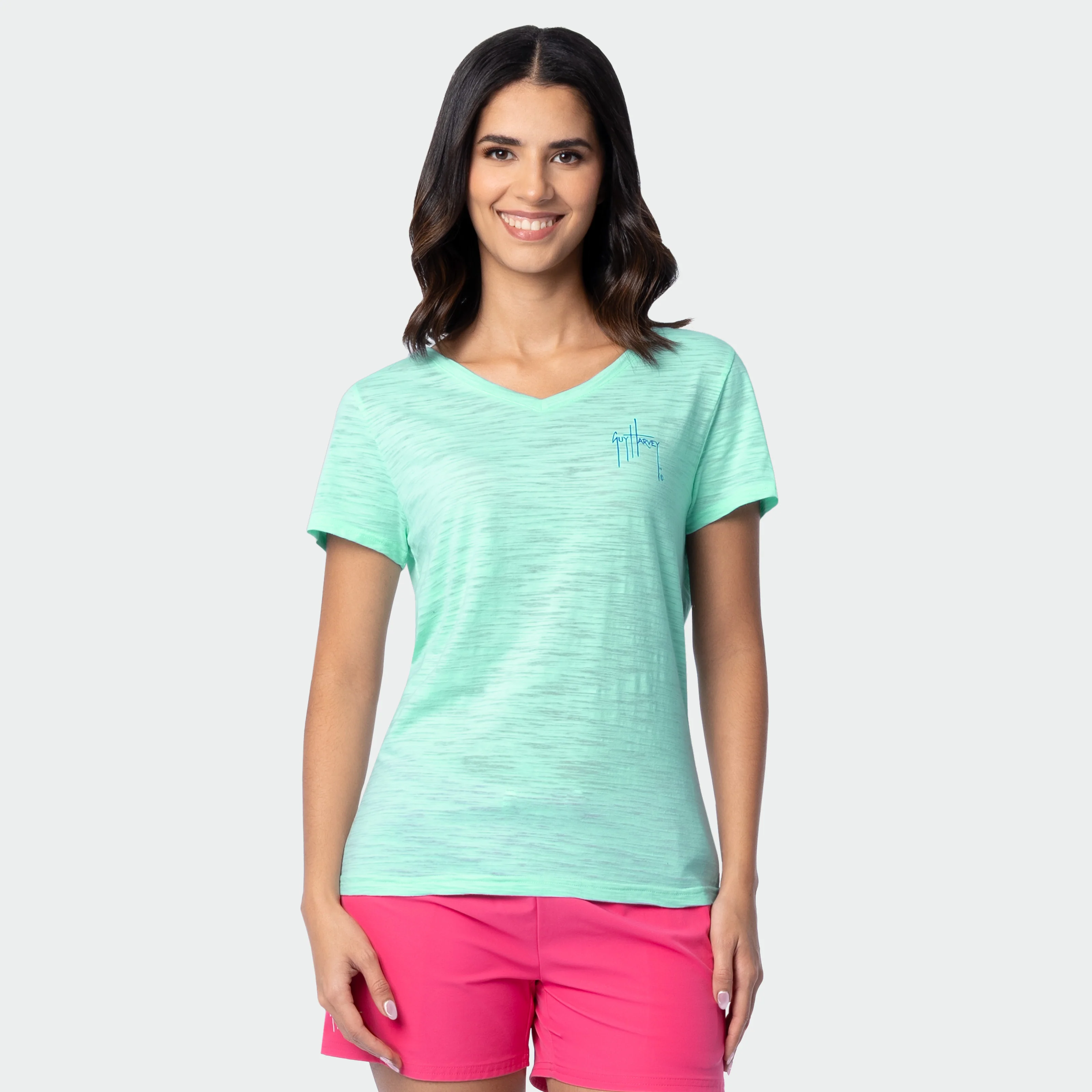 Shoreline V Neck Tee - Summer - Image 2