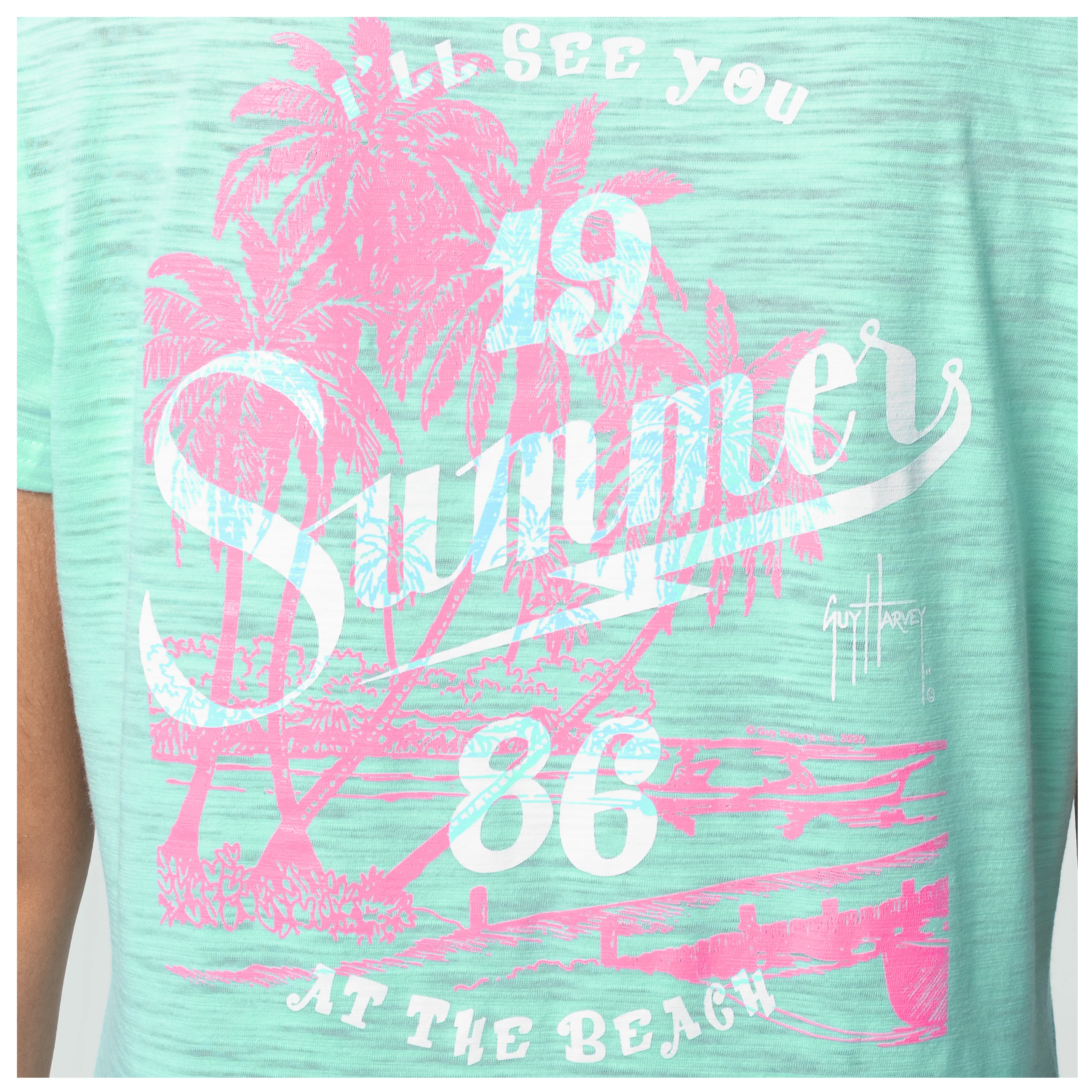 Shoreline V Neck Tee - Summer - Image 3