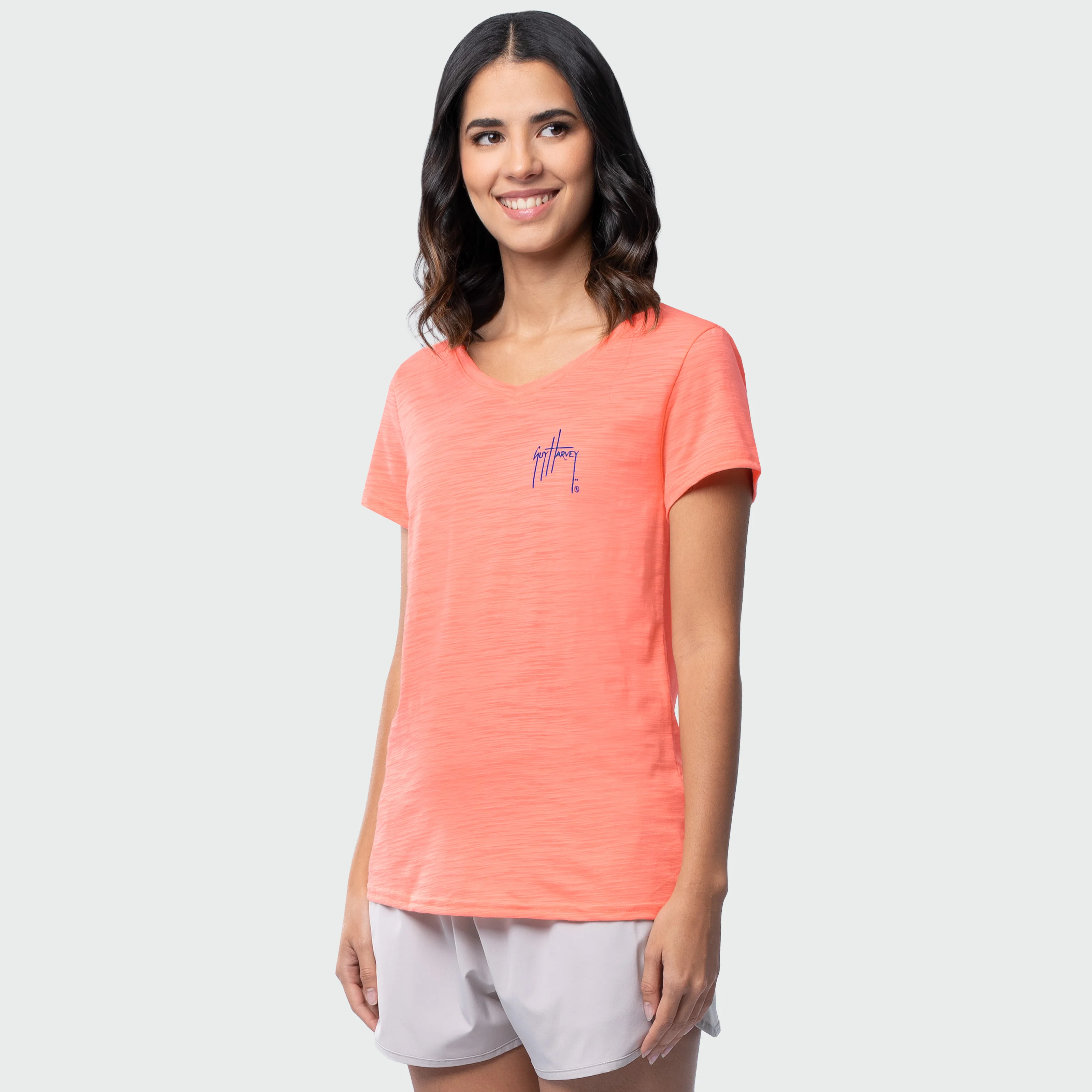 Shoreline V Neck Tee - Summer Vibes - Image 5