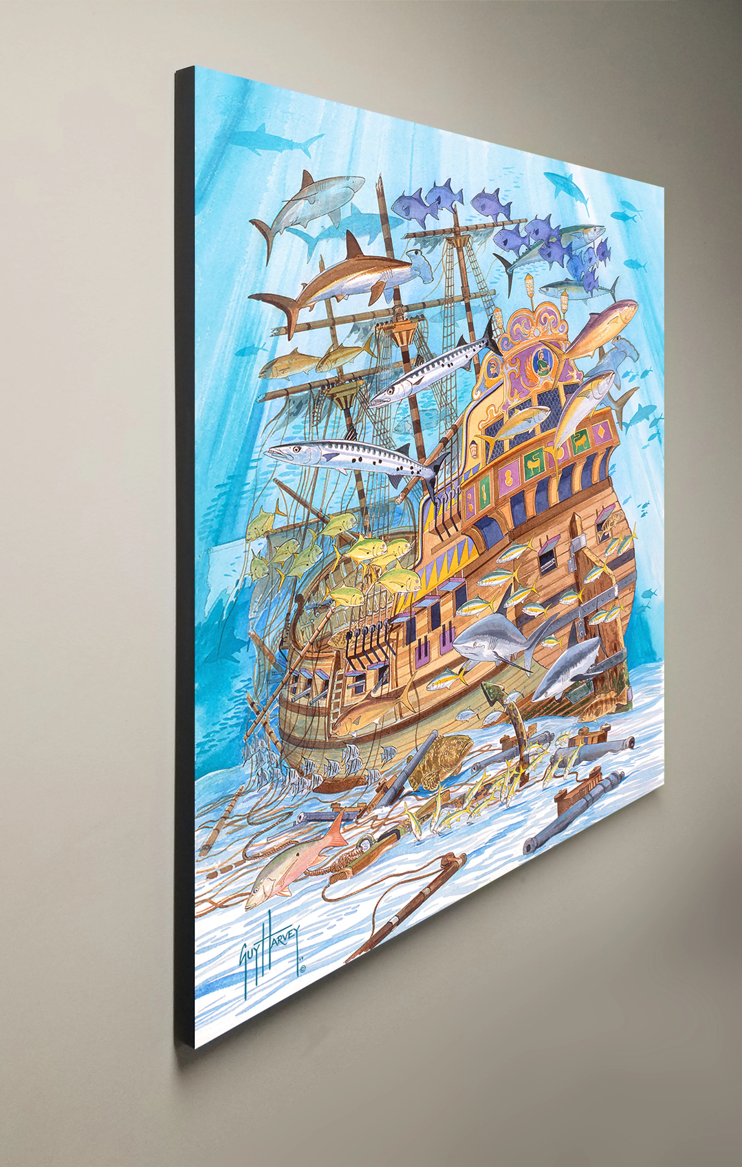 "Spanish Galleon" Aluminum Art - Image 2