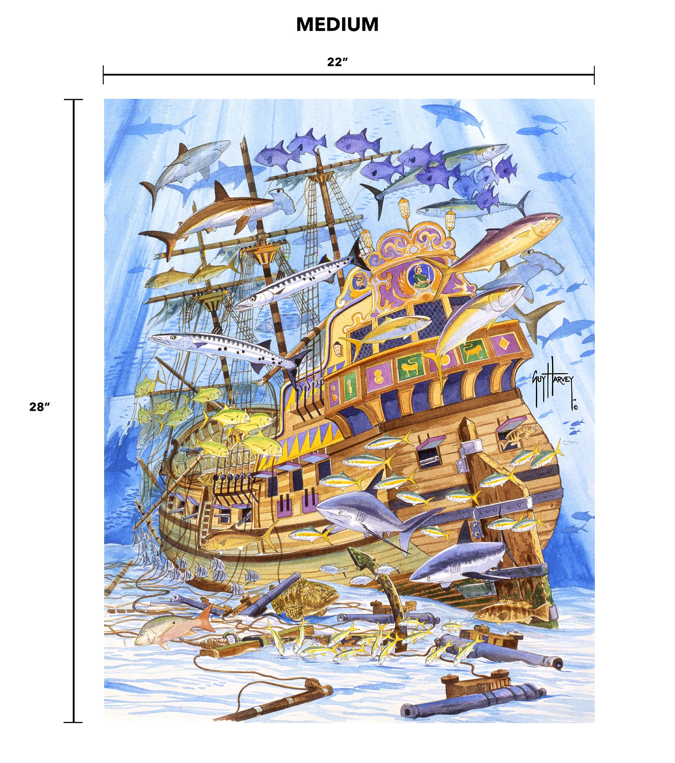 "Spanish Galleon" Aluminum Art - Image 8