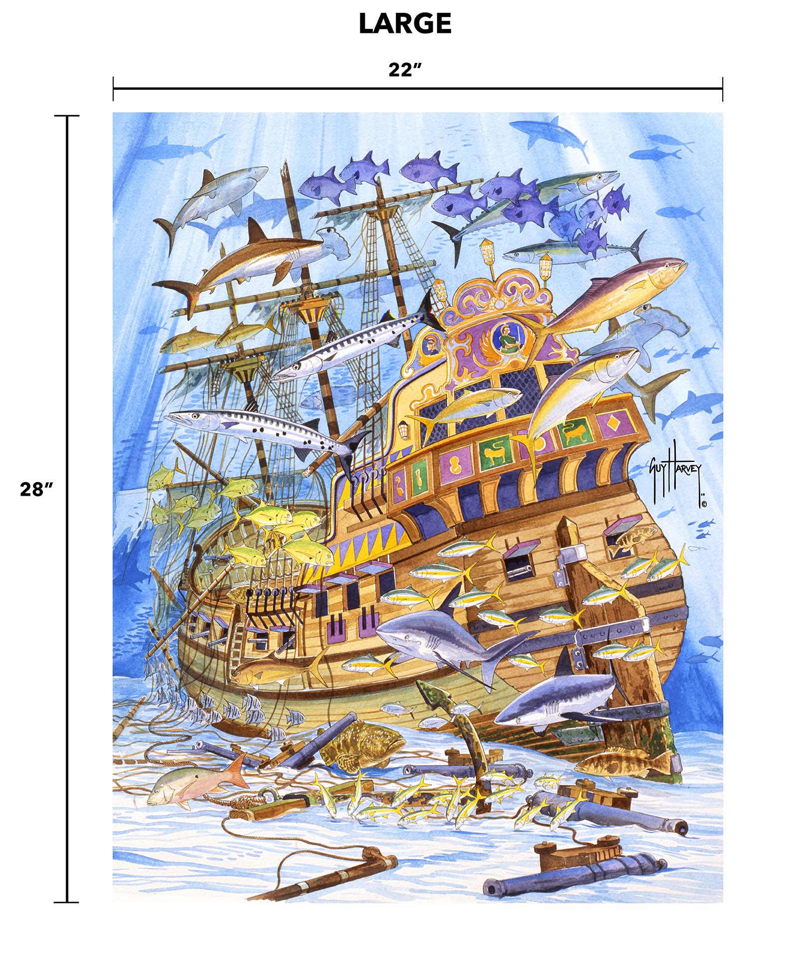 "Spanish Galleon" Aluminum Art - Image 9
