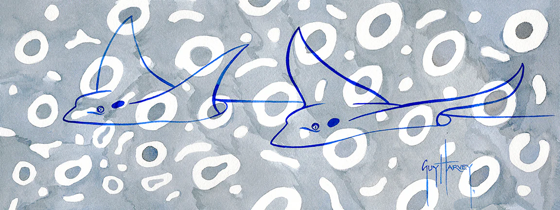"Spotted Eagle Ray Skin" Original
