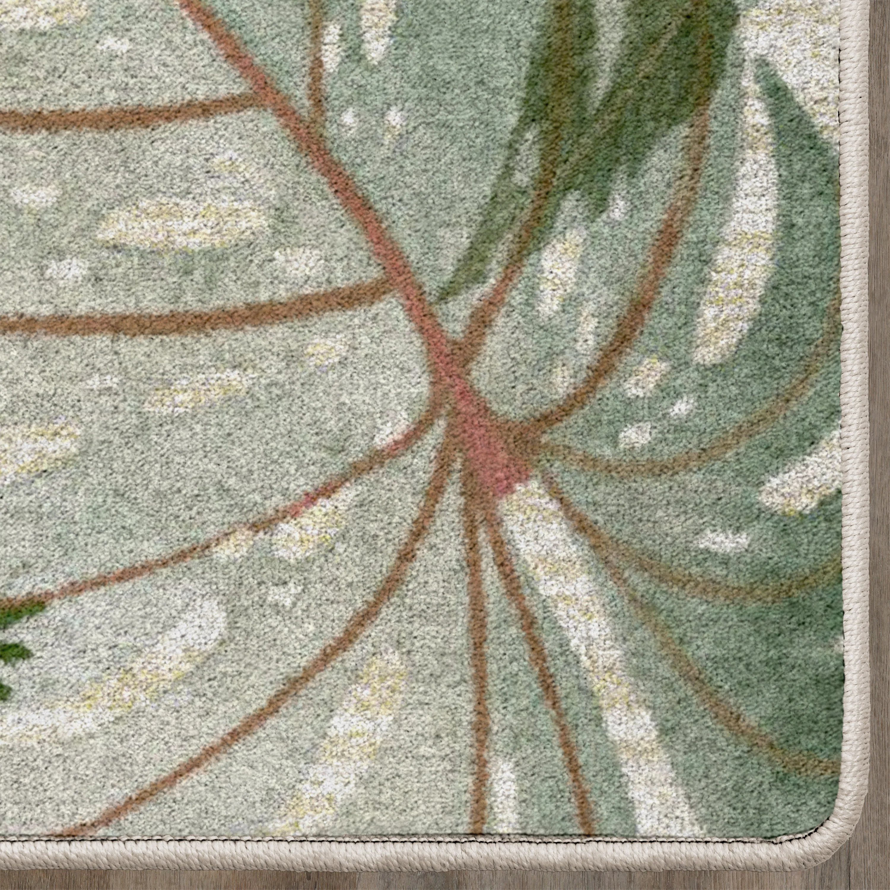 Tropical Leaves Area Rug - Image 5