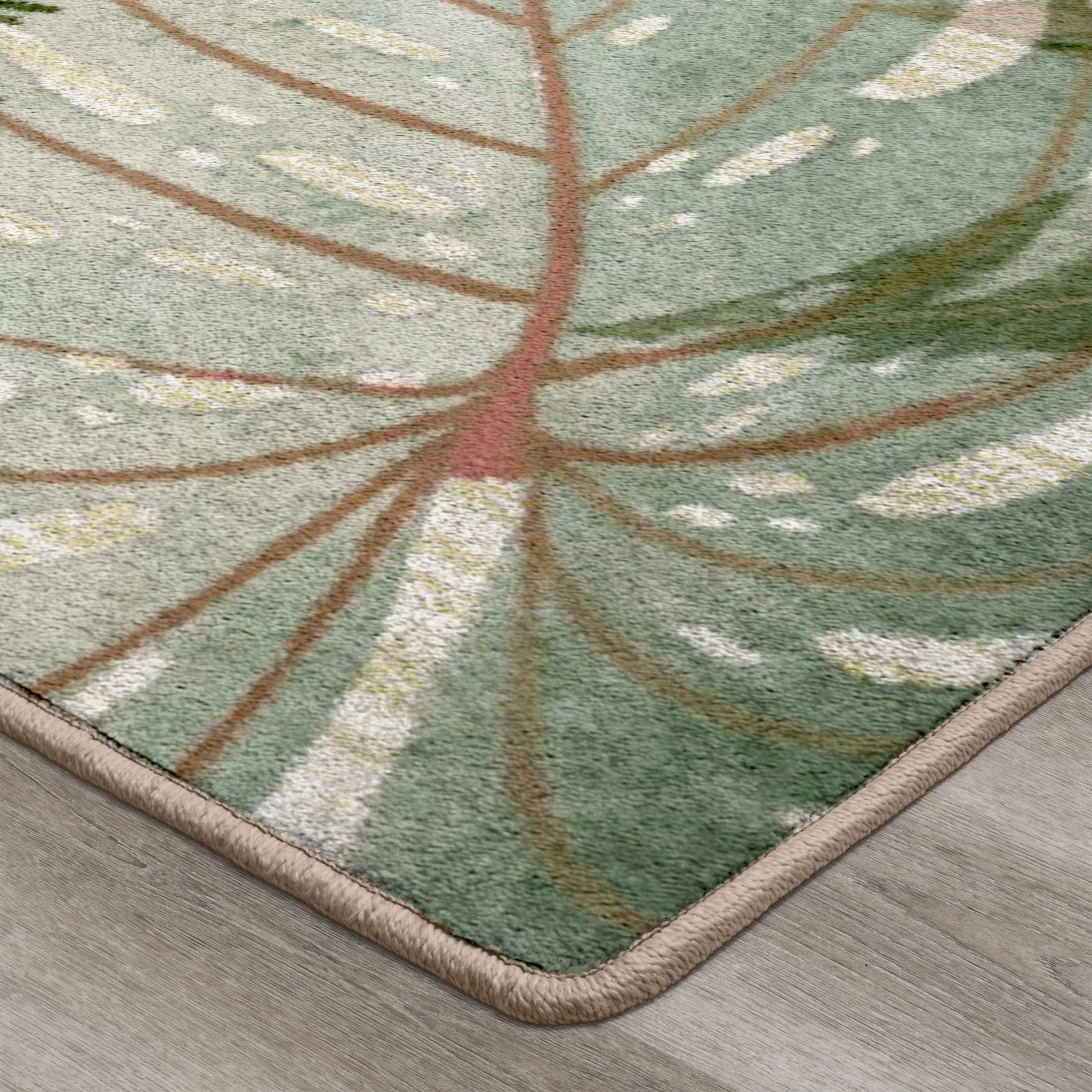 Tropical Leaves Area Rug - Image 6