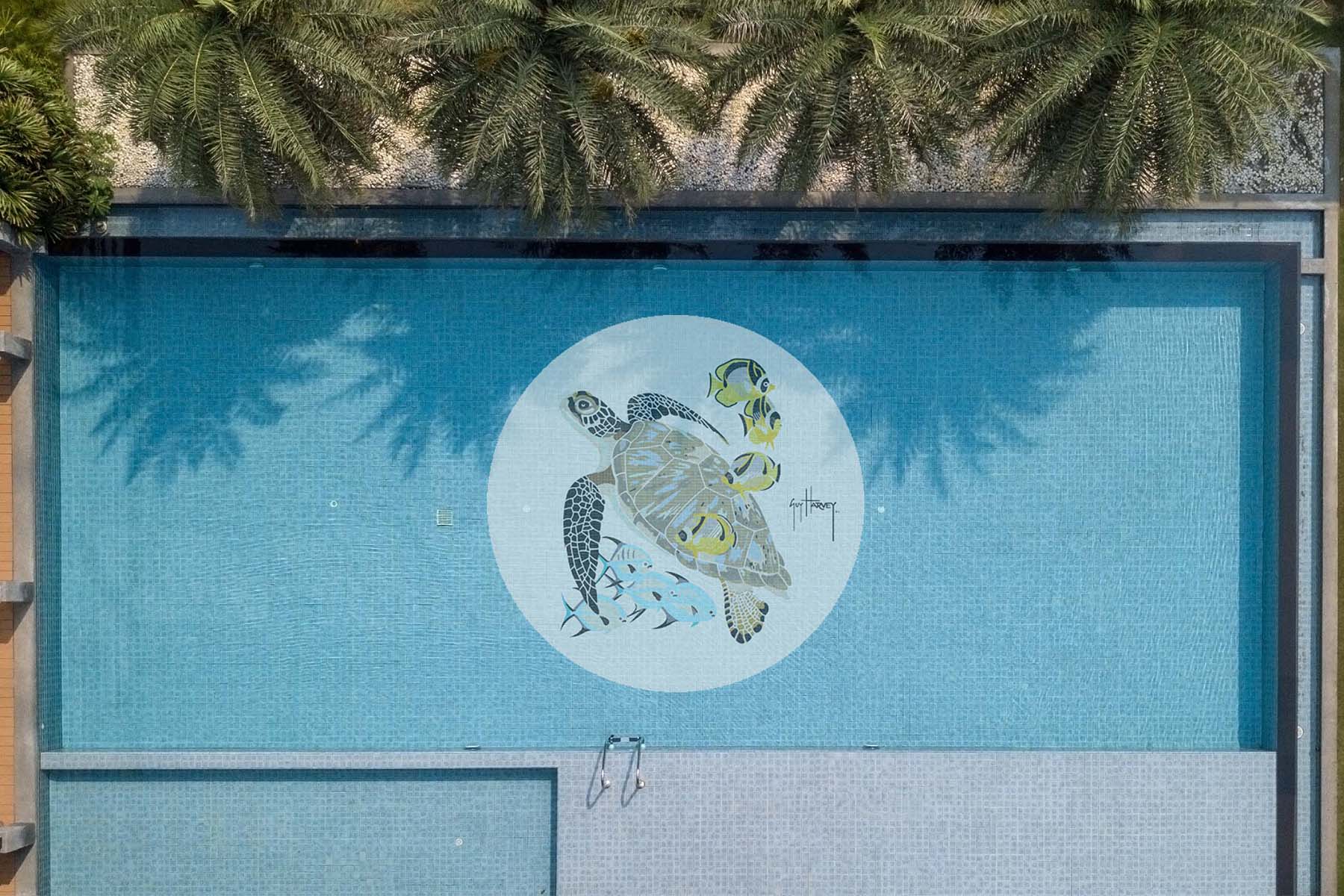 Turtle Medallion Mosaic - Large - Image 2