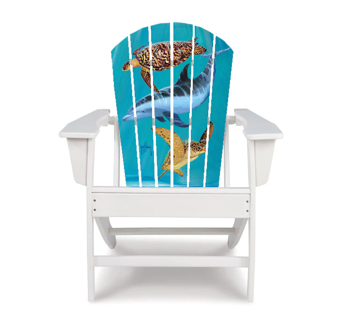 Turtle Ray and Porpoise Adirondack Chair - Image 2
