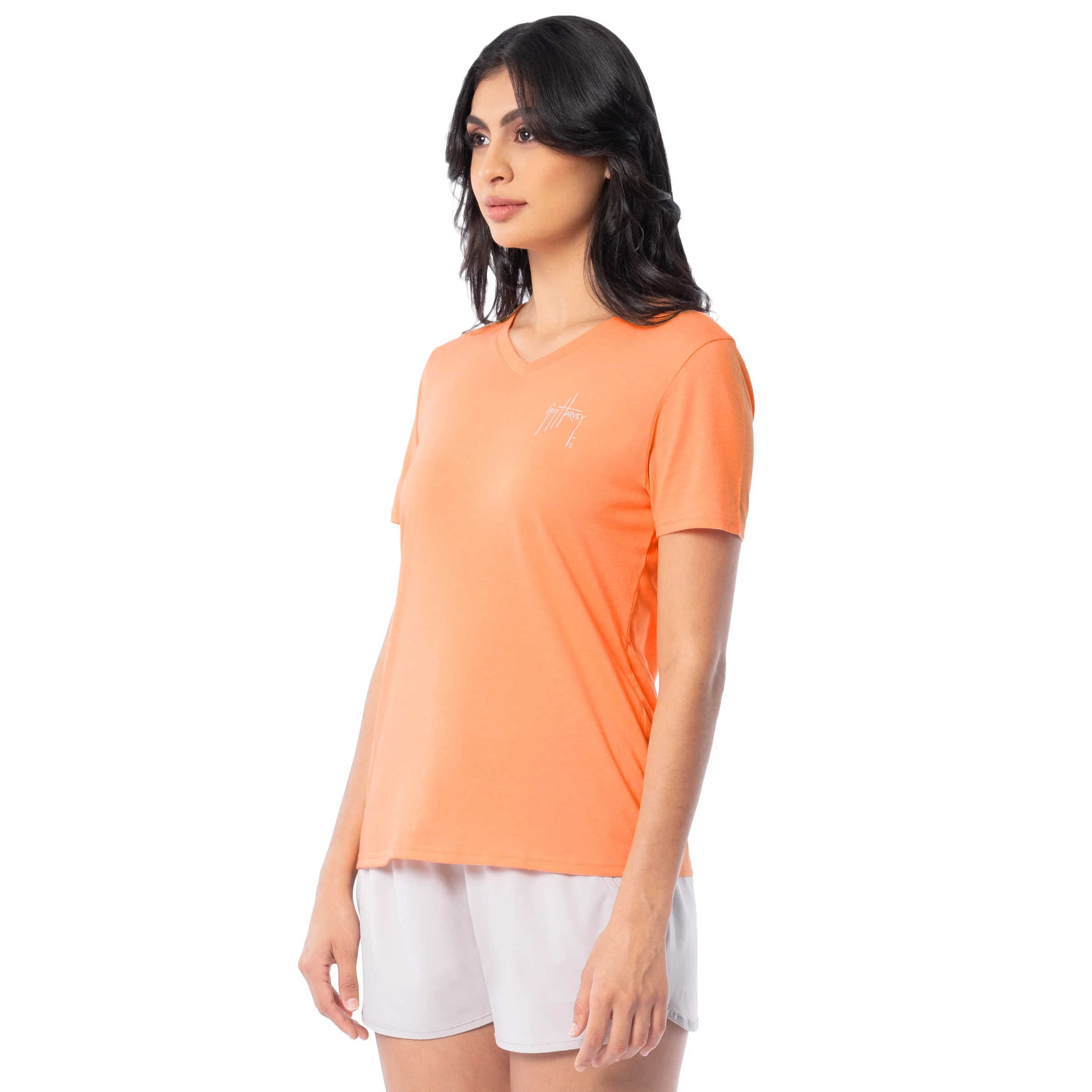Lightweight V-Neck Tee - Circle Marlin - Image 3