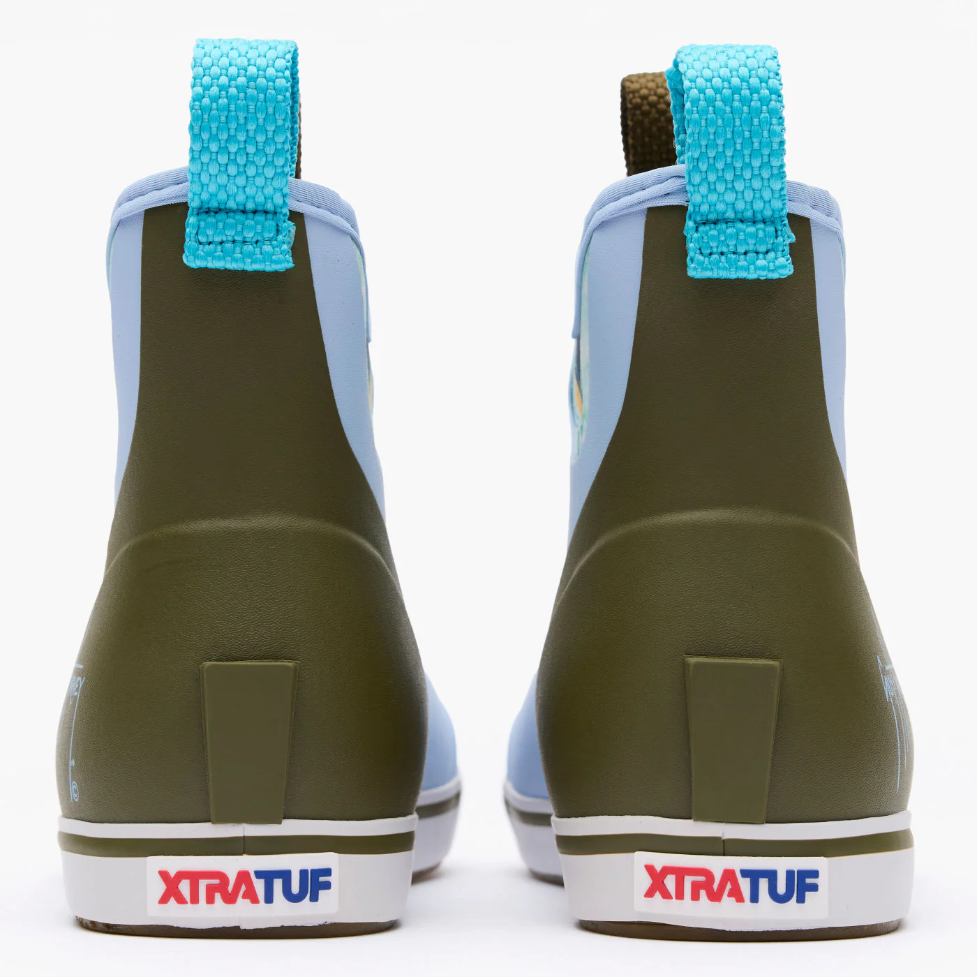 Women's Sky Blue Sailfish 6 In Ankle Deck Boot - Image 4
