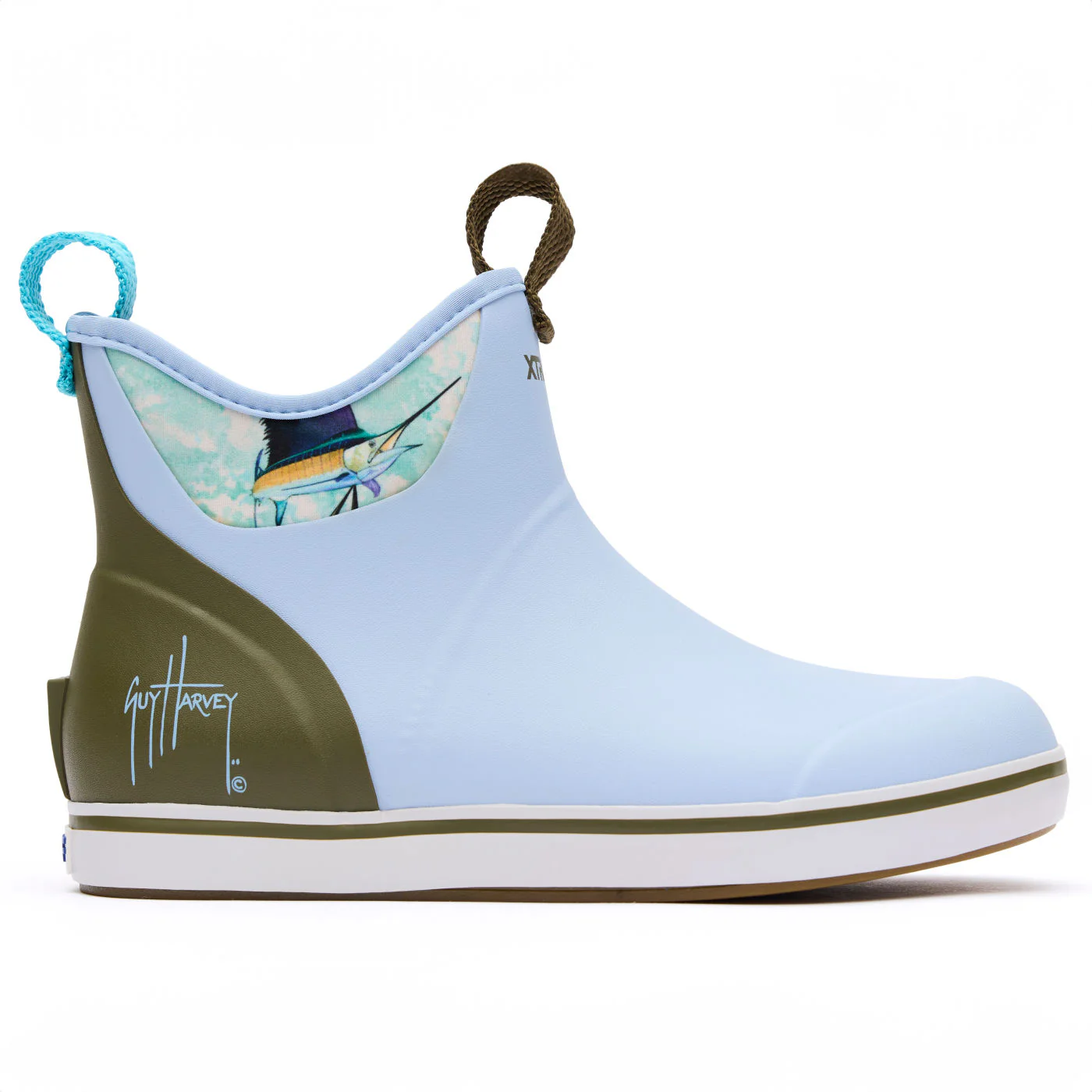 Women's Sky Blue Sailfish 6 In Ankle Deck Boot - Image 5